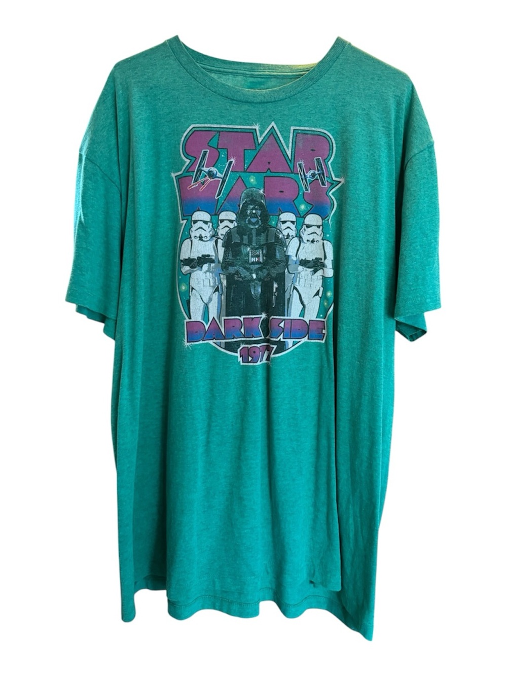 Star Wars Green Crew Neck Logo Tee